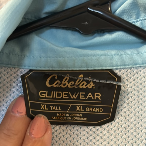 Cabelas guidewear SPf 50 button down size XL tall - Picture 6 of 11